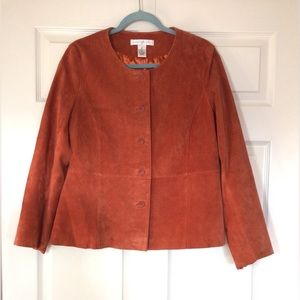 Pursuits ltd, rust suede Jacket size 14.